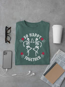 Happy Skeletons Graphic Shirt T-shirt Color Men's