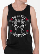 Happy Skeletons Graphic Shirt Tank Top Men's