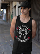 Happy Skeletons Graphic Shirt Tank Top Men's