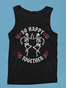 Happy Skeletons Graphic Shirt Tank Top Men's
