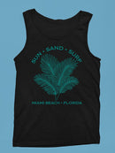 Sun Sand Surf Miami Beach Tee Tank Top Men's