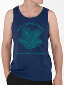 Sun Sand Surf Miami Beach Tee Tank Top Men's