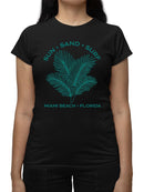 Sun Sand Surf Miami Beach Tee T-shirt Women's