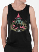 Frog And Mushroom Graphic Shirt Tank Top Men's