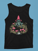 Frog And Mushroom Graphic Shirt Tank Top Men's