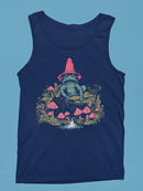 Frog And Mushroom Graphic Shirt Tank Top Men's