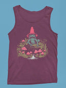 Frog And Mushroom Graphic Shirt Tank Top Men's