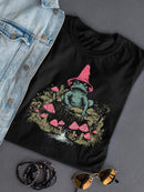 Frog And Mushroom Graphic Shirt T-shirt Women's