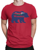 Wander Bear Graphic Shirt T-shirt Color Men's
