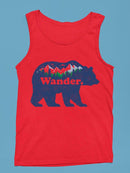 Wander Bear Graphic Shirt Tank Top Men's