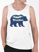 Wander Bear Graphic Shirt Tank Top Men's