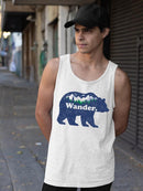 Wander Bear Graphic Shirt Tank Top Men's