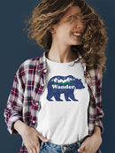Wander Bear Graphic Shirt T-shirt Women's