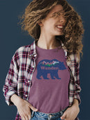 Wander Bear Graphic Shirt T-shirt Color Women's