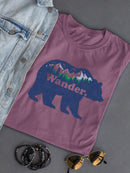Wander Bear Graphic Shirt T-shirt Color Women's