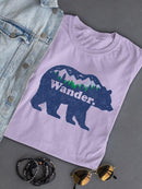 Wander Bear Graphic Shirt T-shirt Color Women's
