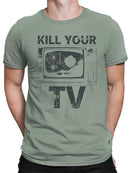 Unplug From Tv Graphic Shirt T-shirt Color Men's