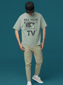 Unplug From Tv Graphic Shirt T-shirt Color Men's