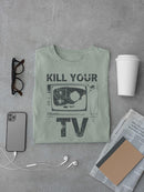 Unplug From Tv Graphic Shirt T-shirt Color Men's