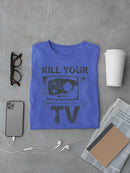 Unplug From Tv Graphic Shirt T-shirt Color Men's