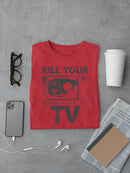Unplug From Tv Graphic Shirt T-shirt Color Men's