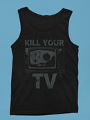 Unplug From Tv Graphic Shirt Tank Top Men's