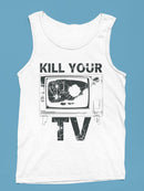 Unplug From Tv Graphic Shirt Tank Top Men's