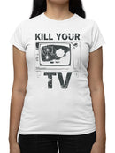 Unplug From Tv Graphic Shirt T-shirt Women's