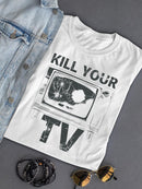 Unplug From Tv Graphic Shirt T-shirt Women's