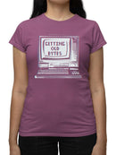 Old Bytes Computer Graphic Tee T-shirt Color Women's