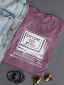 Old Bytes Computer Graphic Tee T-shirt Color Women's