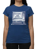 Old Bytes Computer Graphic Tee T-shirt Color Women's