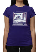 Old Bytes Computer Graphic Tee T-shirt Color Women's