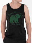 Don't Mess With Papa Bear Tee Tank Top Men's