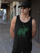Don't Mess With Papa Bear Tee Tank Top Men's