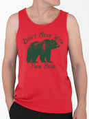 Don't Mess With Papa Bear Tee Tank Top Men's