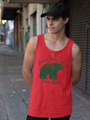 Don't Mess With Papa Bear Tee Tank Top Men's