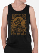 Fun Frog On Guitar Graphic Shirt Tank Top Men's