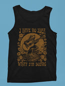 Fun Frog On Guitar Graphic Shirt Tank Top Men's
