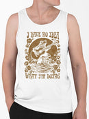 Fun Frog On Guitar Graphic Shirt Tank Top Men's
