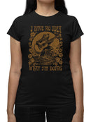 Fun Frog On Guitar Graphic Shirt T-shirt Women's