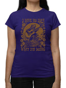 Fun Frog On Guitar Graphic Shirt T-shirt Color Women's