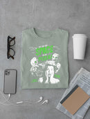 Space Pizza Invasion Graphic Tee T-shirt Color Men's