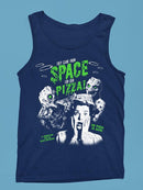 Space Pizza Invasion Graphic Tee Tank Top Men's