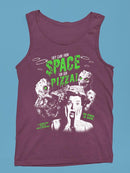 Space Pizza Invasion Graphic Tee Tank Top Men's