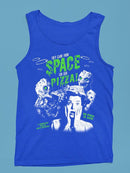 Space Pizza Invasion Graphic Tee Tank Top Men's