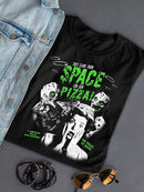 Space Pizza Invasion Graphic Tee T-shirt Women's