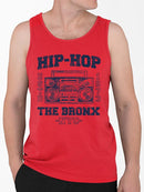 Vintage Boombox Graphic Shirt Tank Top Men's