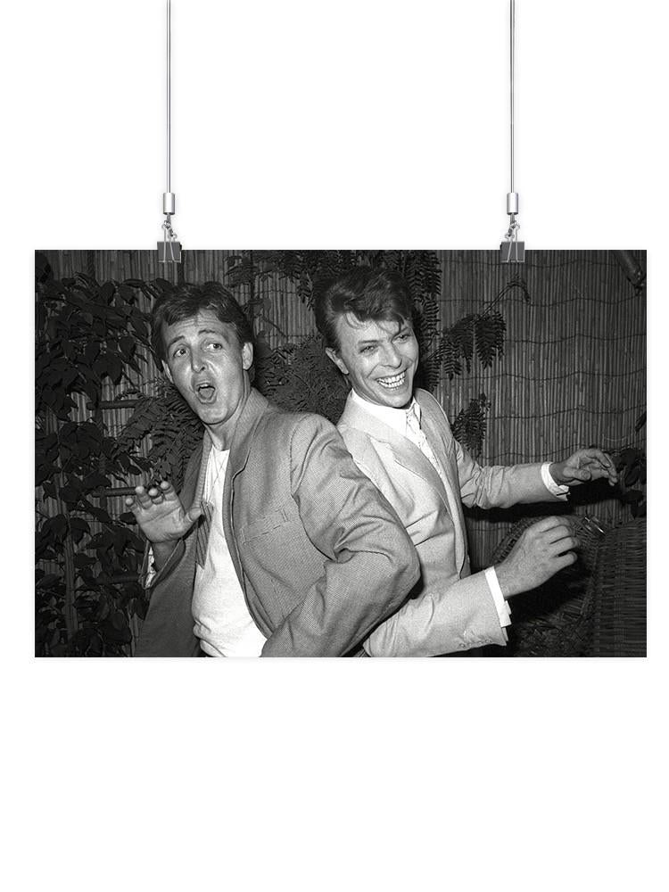 Paul Mccartney And David Bowie Wall Art -Image by Shutterstock