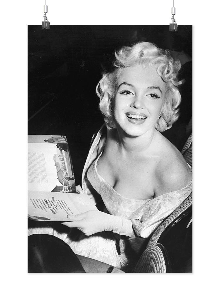 Marilyn Monroe Smiling At Camera Wall Art -Image by Shutterstock